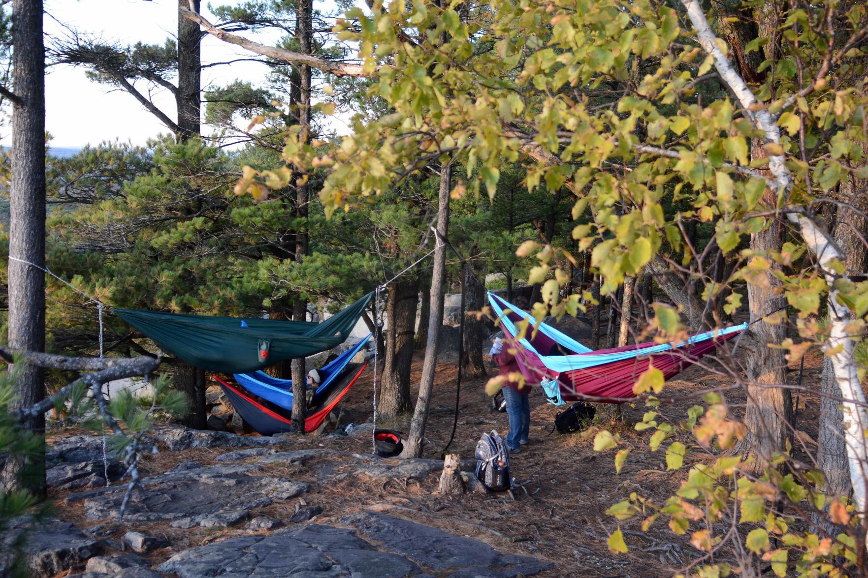 Devil's Lake shows autumn colors, Oct. 18
